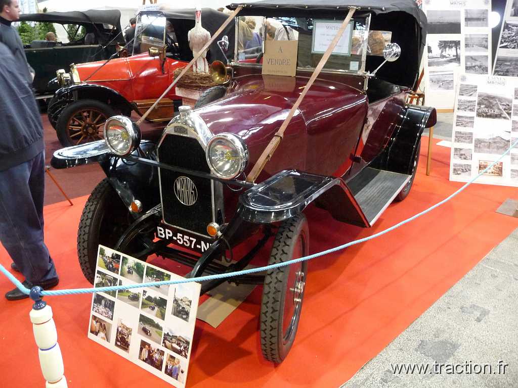 2011_epoquauto (101).jpg - 05/11/2011 - 69000 LYON - EPOQU'AUTO - 33ème Salon International Autos & Motos Anciennes - MATHIS - Type SBA - 1920